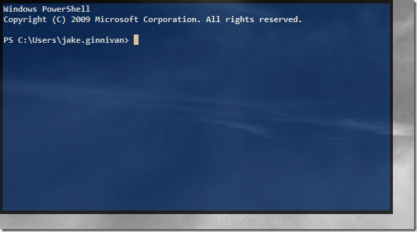 Awesome powershell console